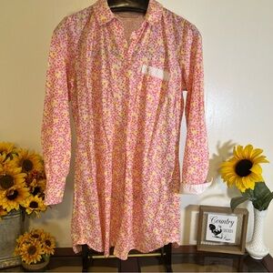Victoria's Secret Pink and Yellow sleep shirt